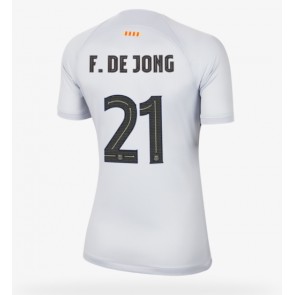 Barcelona Frenkie de Jong #21 kläder Kvinnor 2022-23 Tredje Tröja Kortärmad